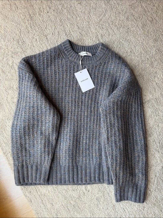 Everlane Sweaters - NWT Everlane Women’s Waffle Sweater (wool, cotton, alpaca)